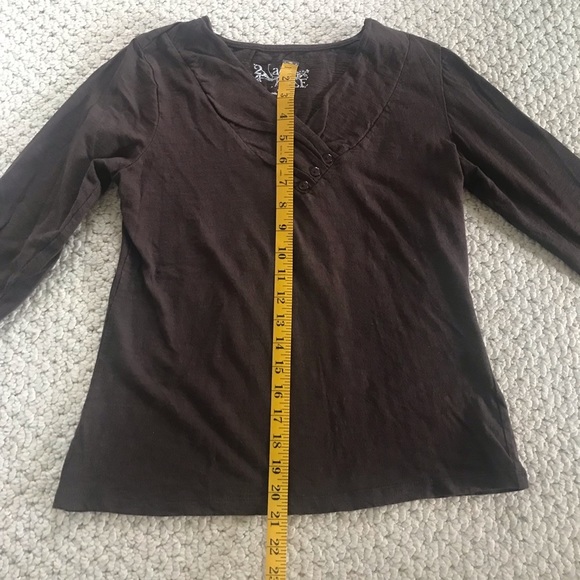 2 a Tee Shirt Cotton 3/4 sleeve - Picture 8 of 12